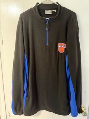 Knick’s Black & Blue Quarter-Zip Pullover